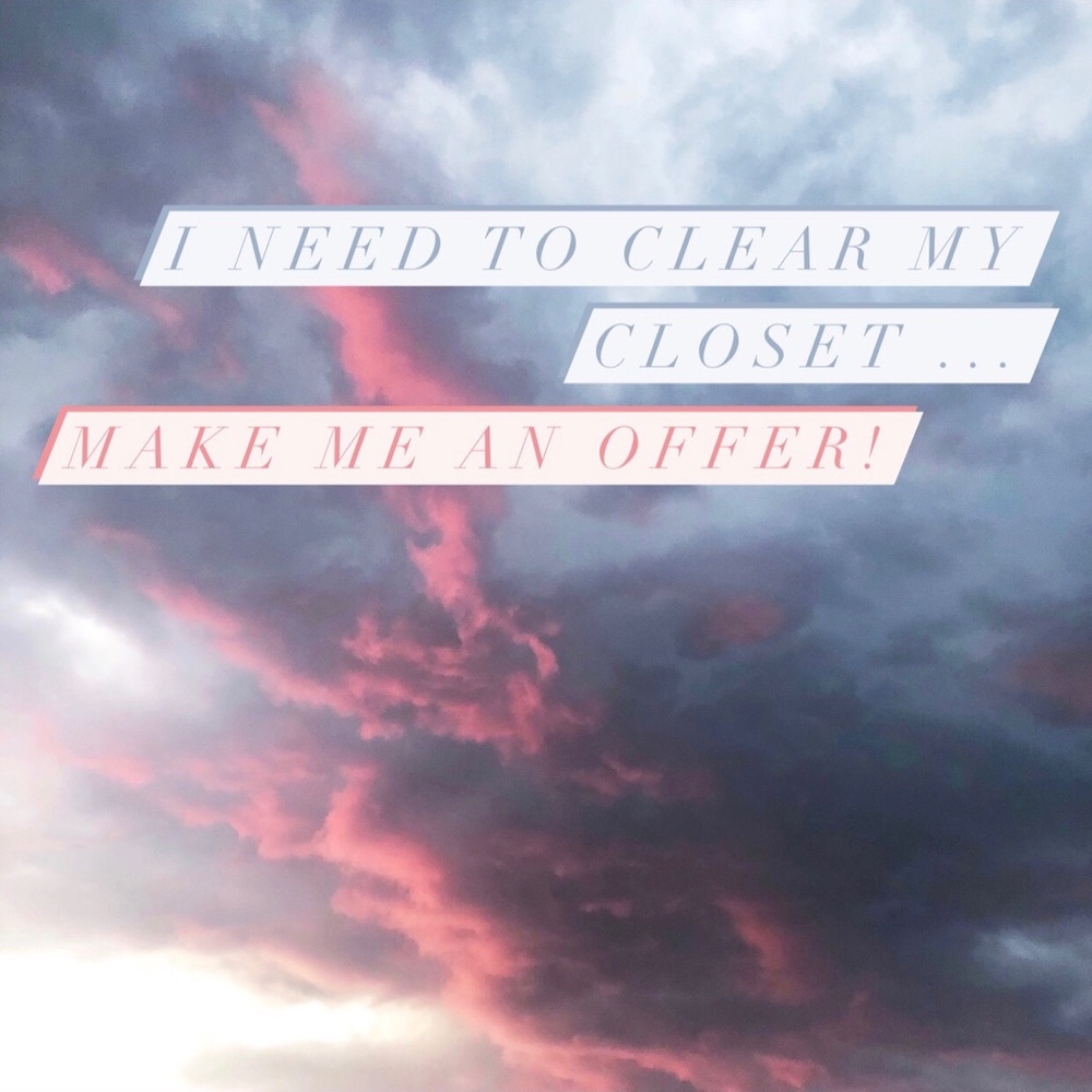 Need to clear out my closet!!!!
